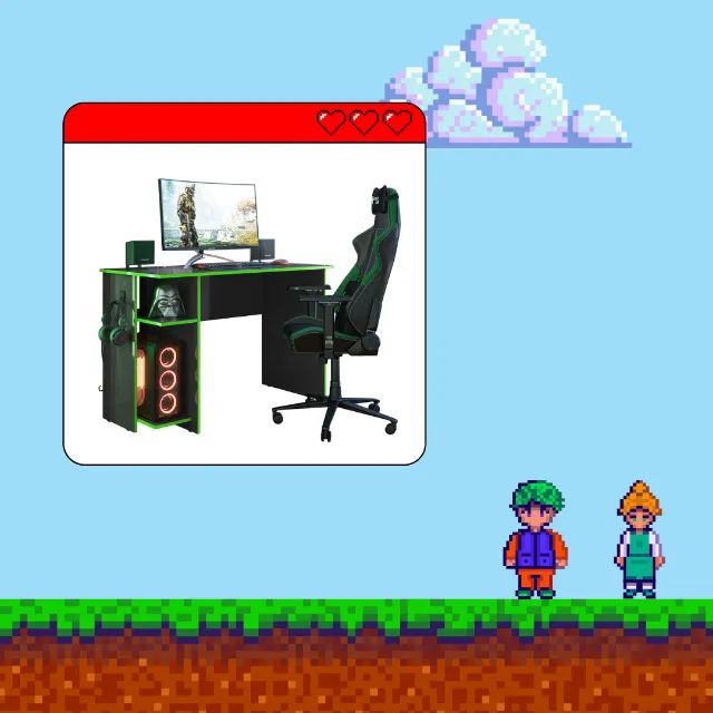 Escrivaninha gamer - Montagem Gratis