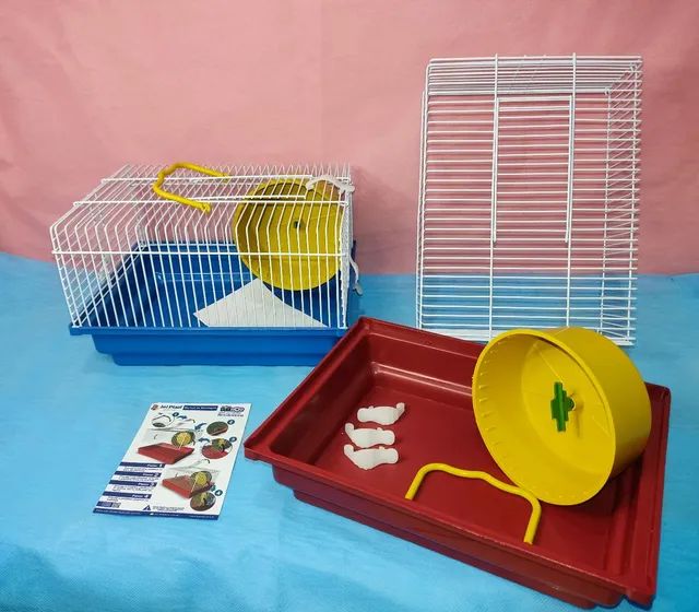 Brinquedo Jel Plast Pet Roe Roda Plástica Amarela para Hamst