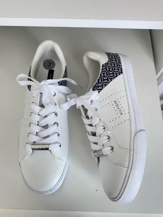 Tênis Tommy Hilfiger Branco 36 - Foto 3