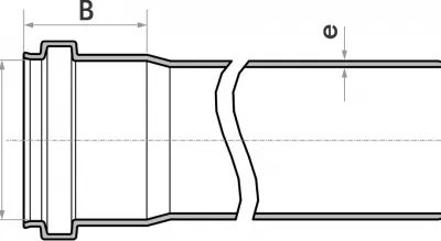 Tubo de Esgoto 150mmx6MT - Foto 2