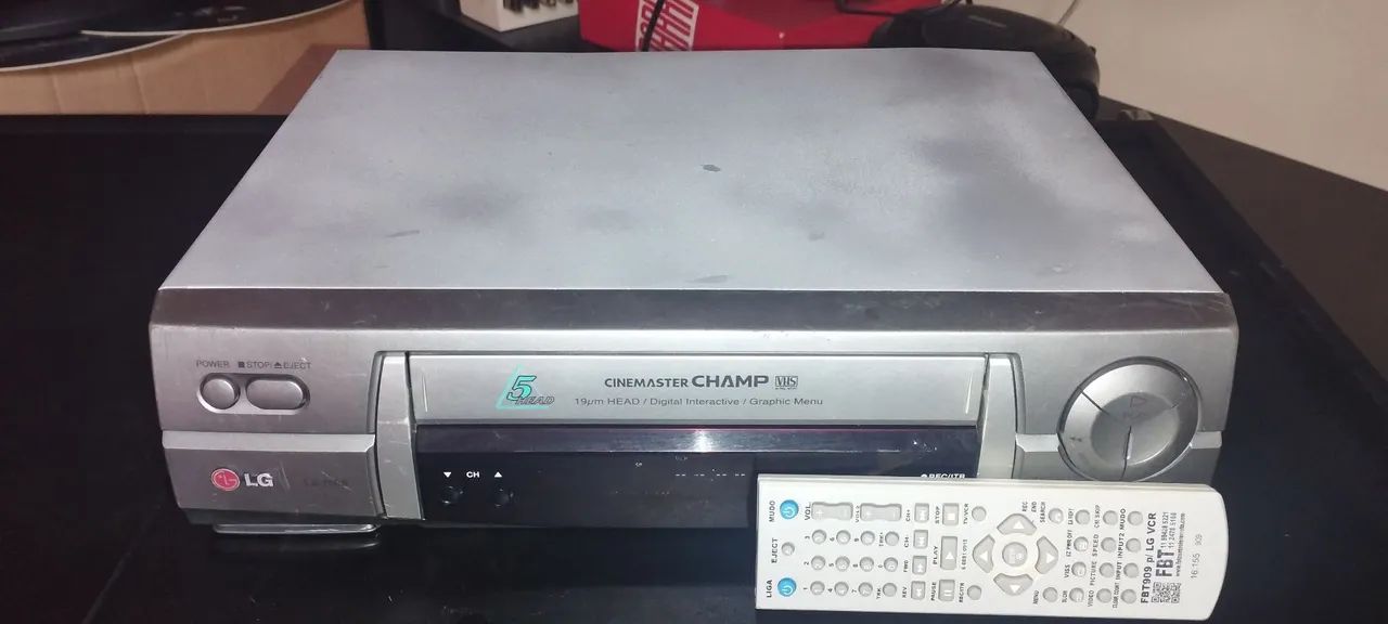 Videocassete LG Cinemaster Champ LG-79SB 5 Cabeças (Leia a Descrição)