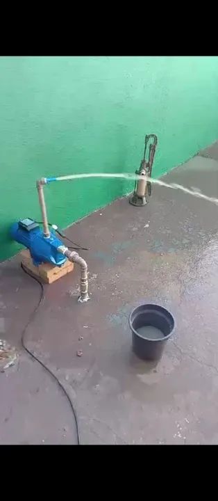 Furamos poços e consertamos bombas