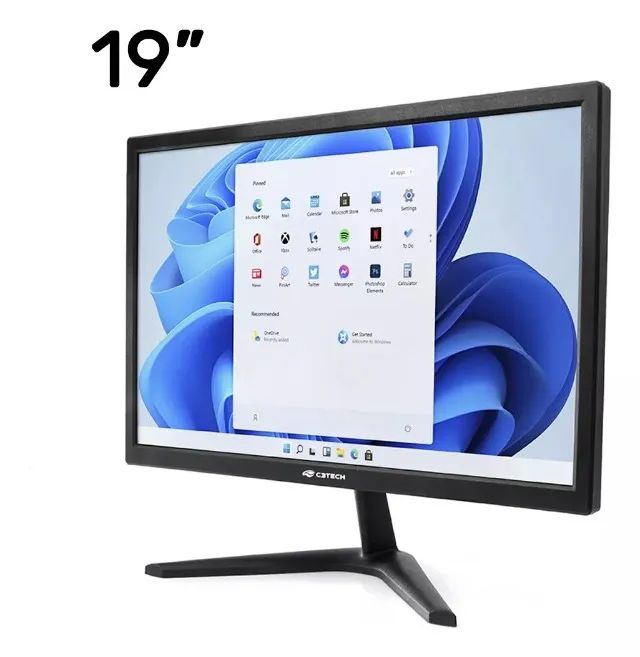 Monitor 19 Polegadas Hd Led Hdmi Vga C3tech Mr-19  Loja Coimbra Computadores Entregamos - Foto 5