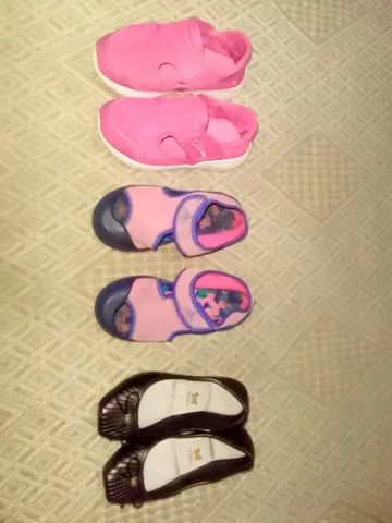 3 PARES DE SAPATOS INFANTIS n°27. - Foto 2