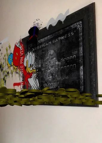 Quadro 3D Tio Patinhas - Obra de arte - Foto 3