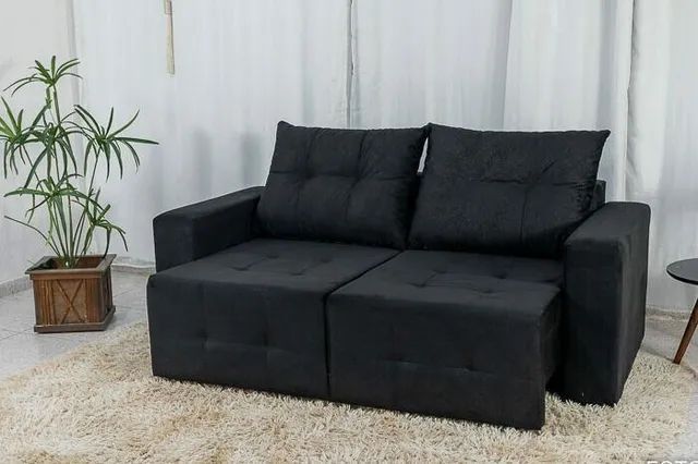 Sofá Retrátil 3 Lugares Havaí Larg. 1.80m !! Rf8711m - Foto 2