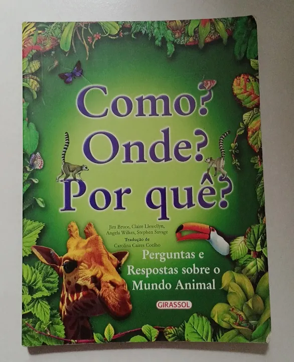 Livro infantil "Como? Onde? Por quê?"