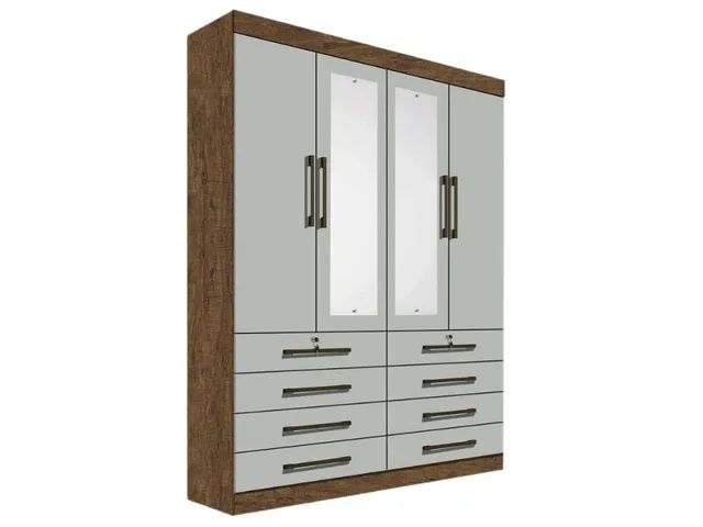 Guarda-Roupa Mônaco c/ espelho l678m