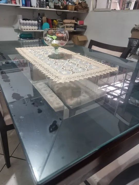 Mesa de Jantar de Vidro - Foto 4