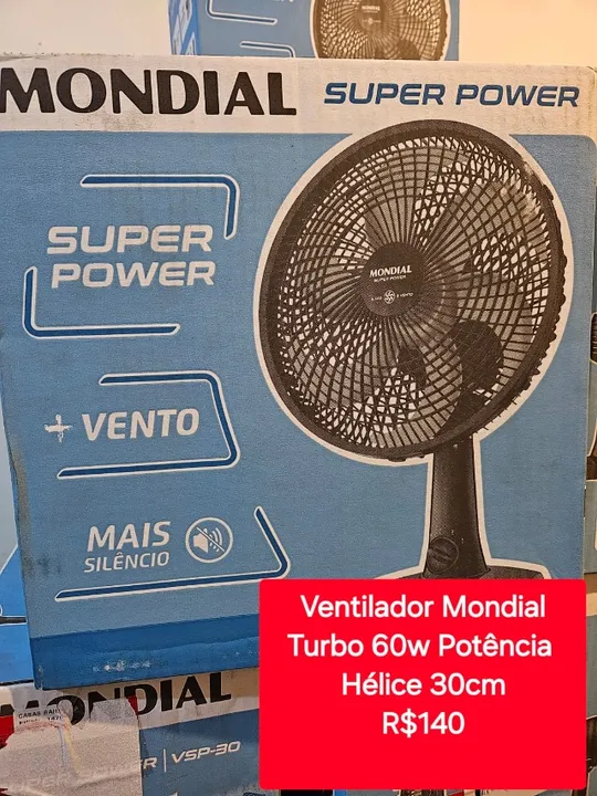 Ventilador Mondial Super Power 30cm 6 Pás