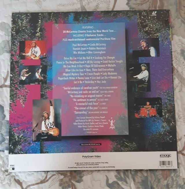 Disc Laser  Paul Mccartney Paul Is Live In Concert - Foto 2