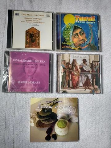 CDs originais 5 peças 