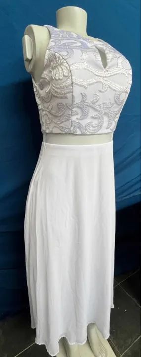 Vestido branco para festas - Foto 5