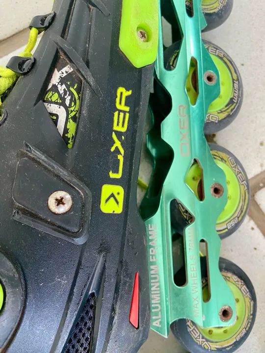 Patins Inline OXER - Tamanho 38 ÓTIMO!  - Foto 2