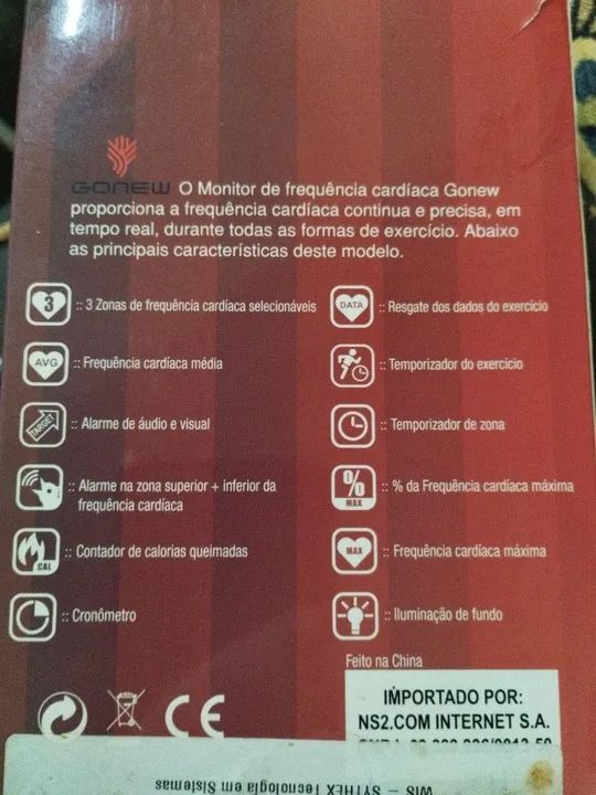 Monitor Cardíaco Gonew com cinta peitoral  - Foto 3