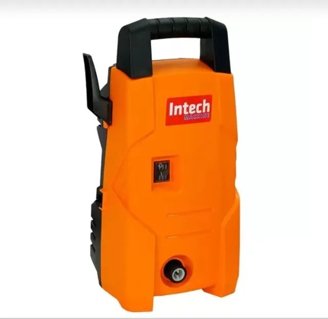 Lavadora Alta Pressão Intech Laranja E Preta De 1300w 1450 Libras De Pressão Máxima  - Foto 3
