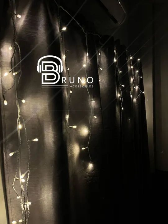 Cascata Led Branco quente 8 funções 3m - Foto 2