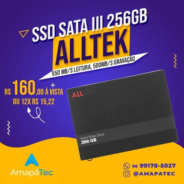 SSD Alltek 256GB Sata III