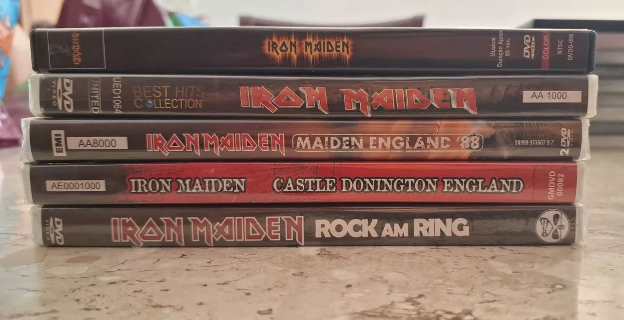 DVDs Iron Maiden - 5 dvds - Foto 3