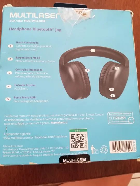 Headphone Bluetooth Joy - Foto 2