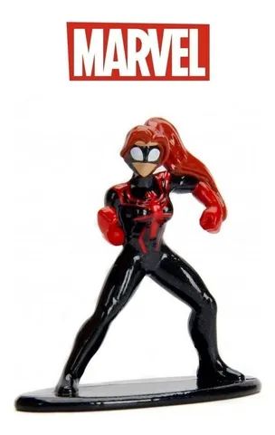 Boneco Spider-girl Nano Metalfigs Jada Toys 4 Cm (Lacrado) - Foto 2