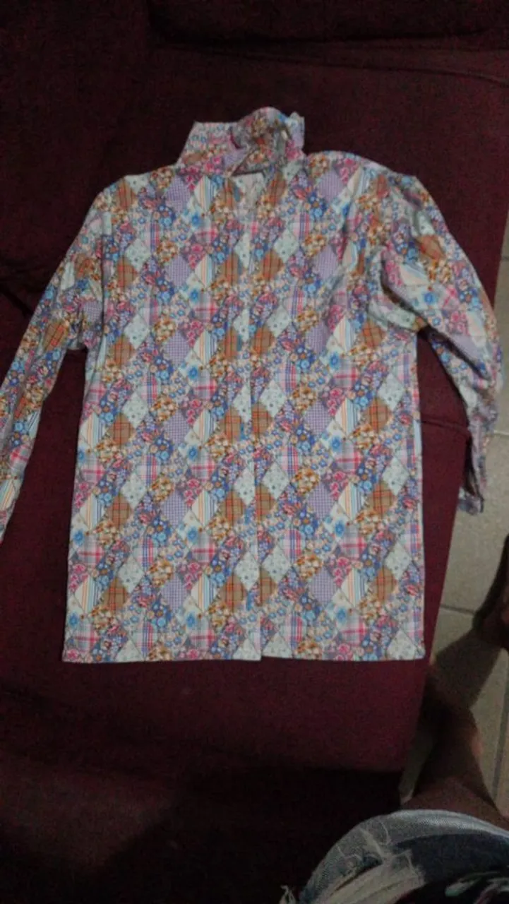Camisa Patchwork Colorida
