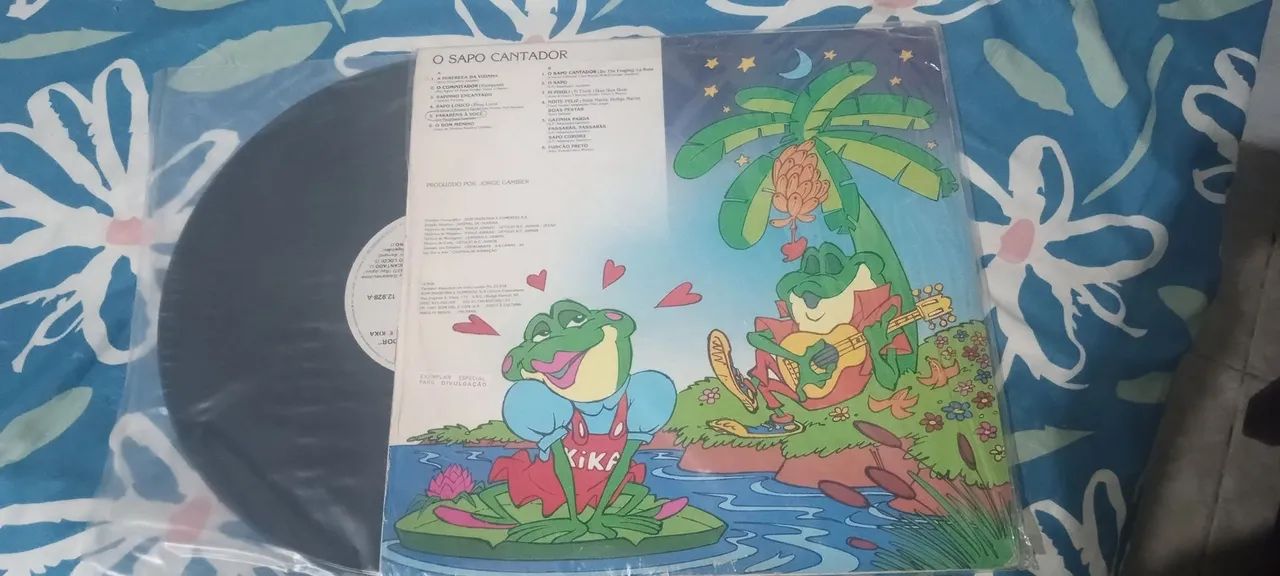 Disco de Vinil Kiko e Kika o sapo cantador - Foto 2