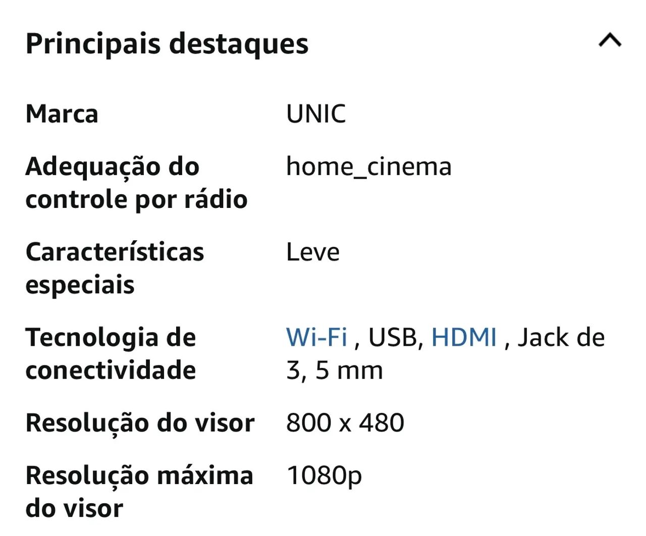 Projetor Unic UC68 - Foto 3