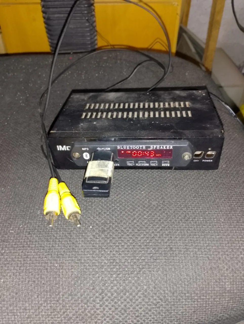 multimidia bluetoosh usb radio aux controle remoto