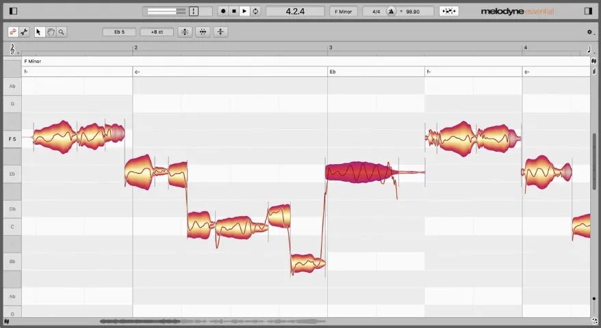 Melodyne v.5.4.2 Mac/Win - Plugin para afinação de voz - Foto 3