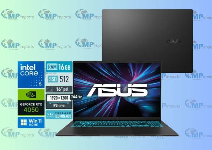 Loja MP Imports: Notebook ASUS V16 NVIDIA RTX 4050 Intel Core 5 210H 16GB Ram 512GB  - Foto 2
