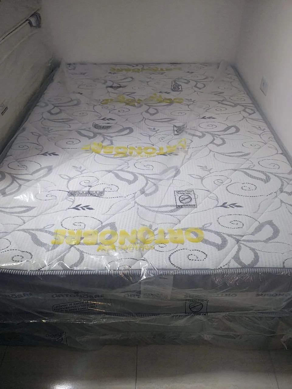 Conjunto Flex da ortonobre , cama box de casal com molas ensacada o lindo lançamento   - Foto 3