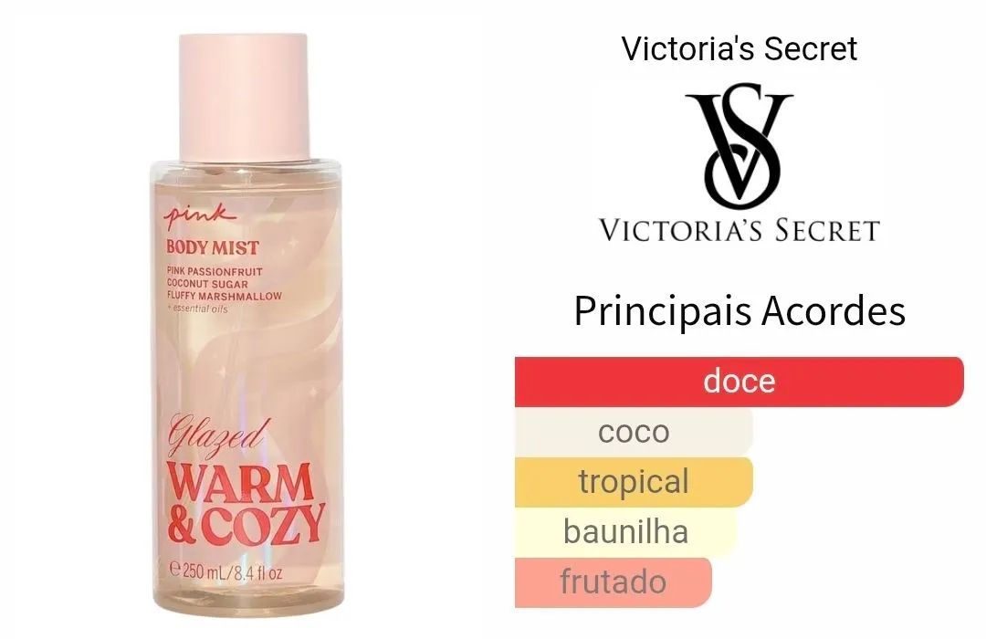 Body Splash Victoria's Secret Warm & Cozy - 75ml - Foto 2