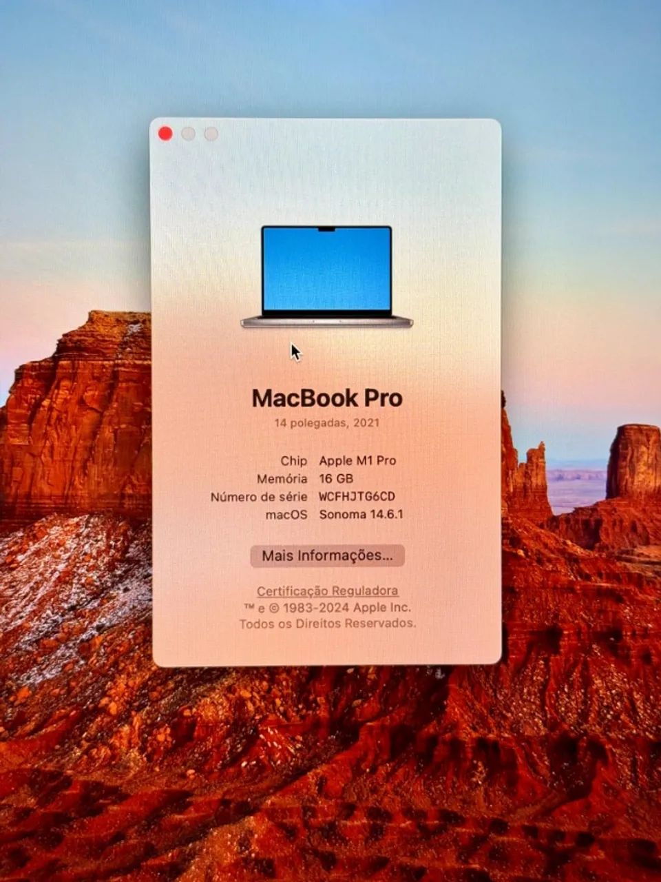 MacBook Pro M1 Pro 2021 Ram 16GB SSD 512 GB - Notebooks - Asa