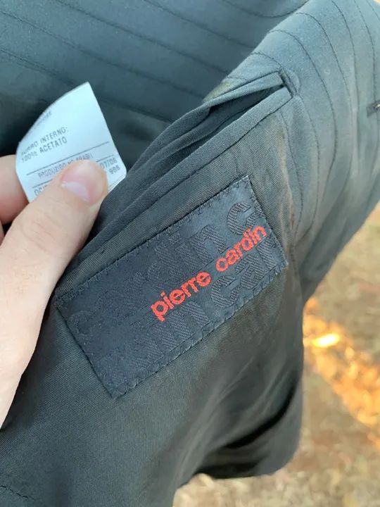 Paletó Pierre Cardin Preto - Foto 5