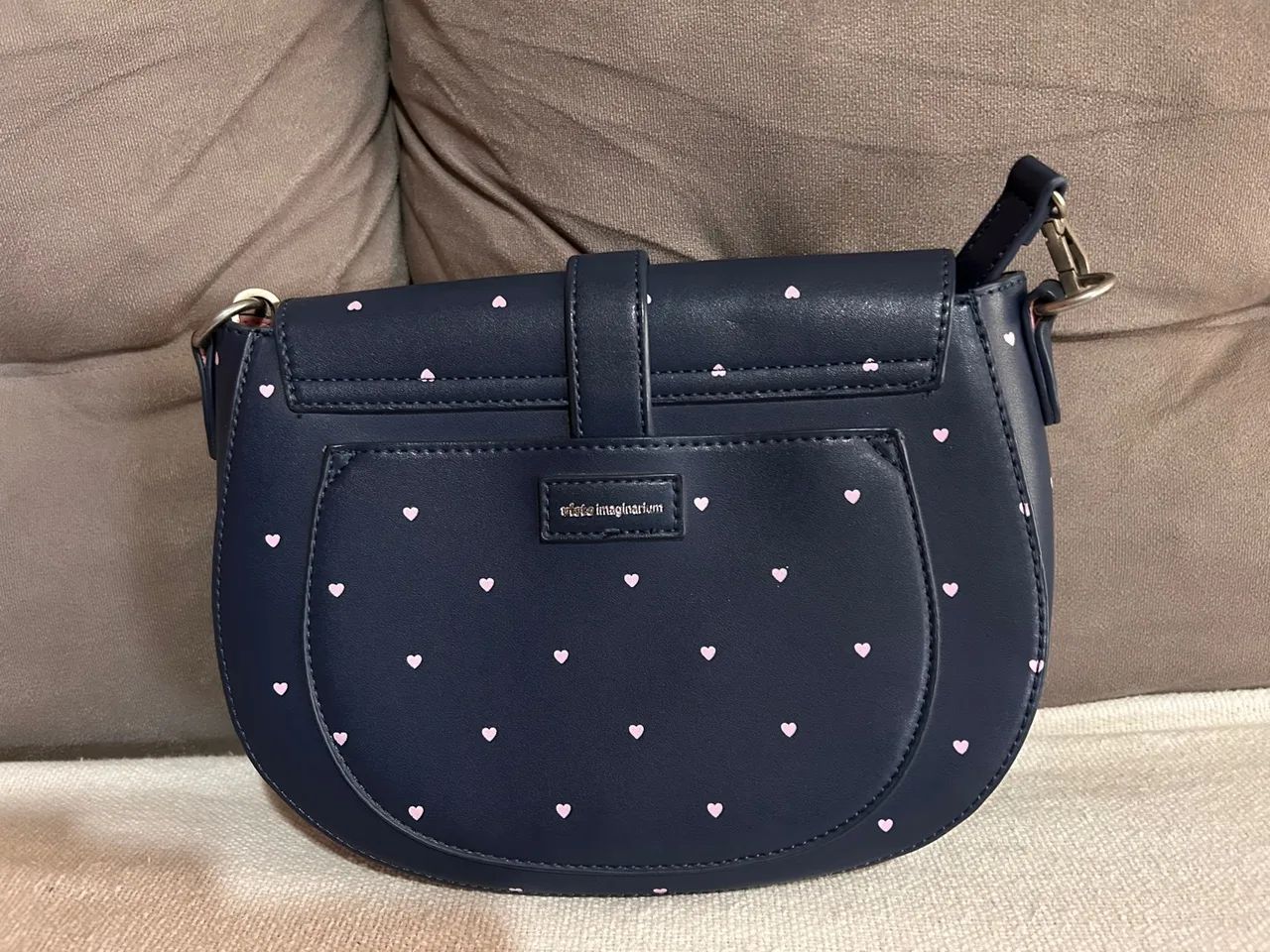Bolsa de Ombro com Detalhes em Coração | Imaginarium 