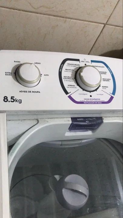 Máquina de Lavar 8.5kg - Semi-nova, Funcionando Perfeitamente!