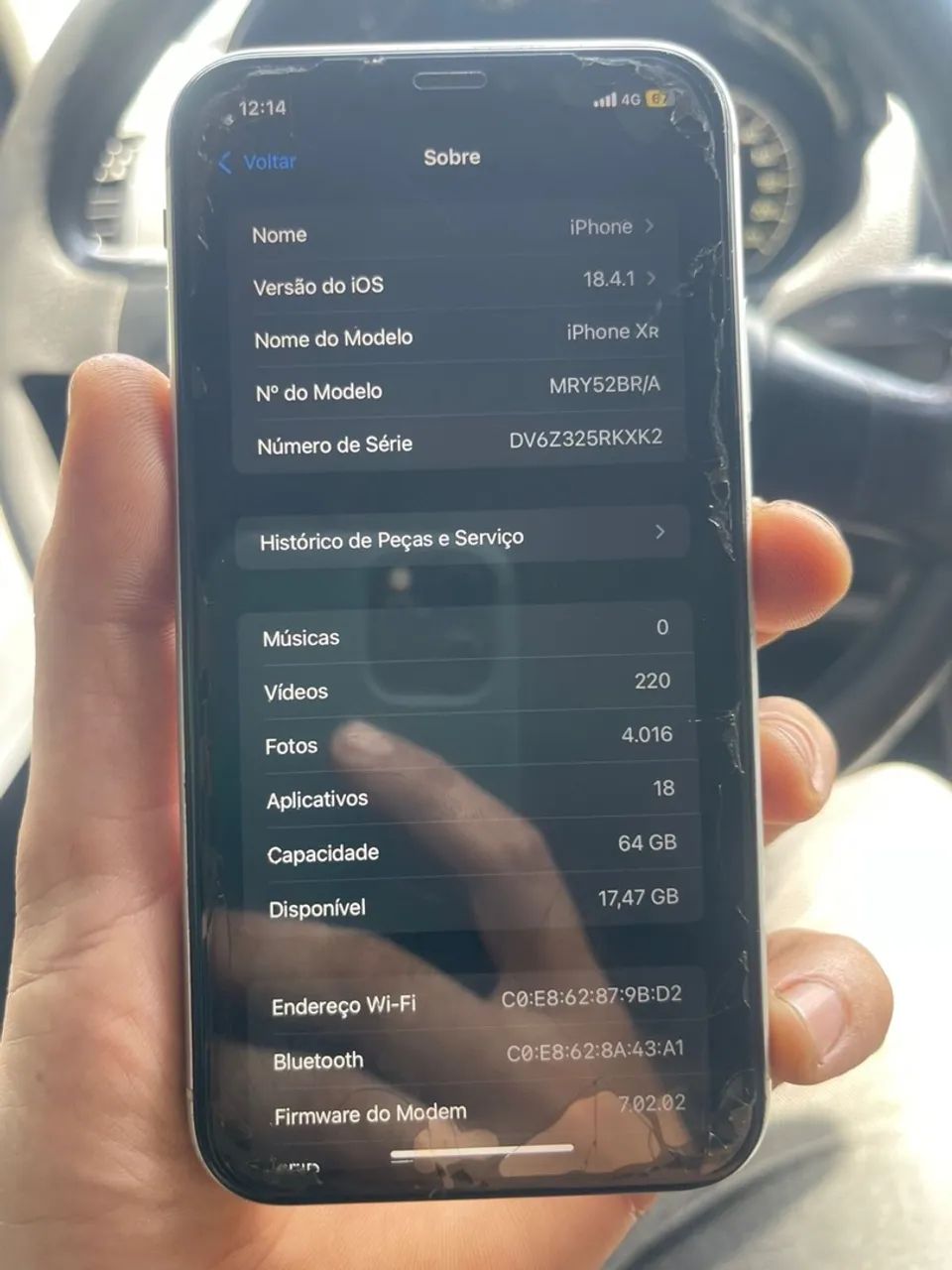 iPhone XR branco em estado de zero 1000$ - Foto 4