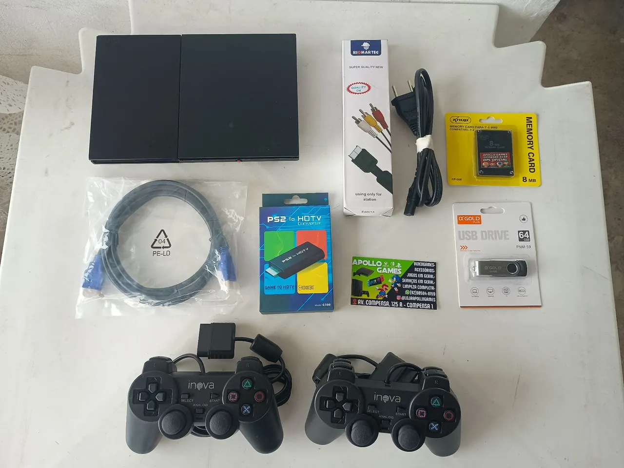 Playstation 2 Completo com Acessórios