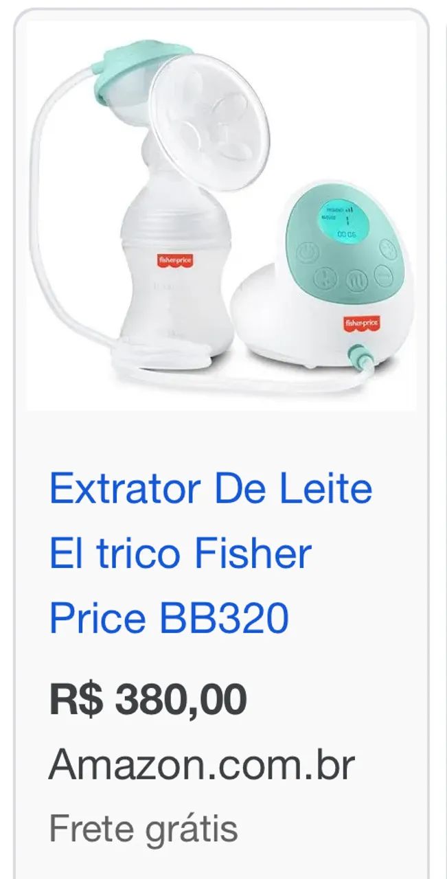Extrator de Leite Elétrico Fisher-Price - Foto 2