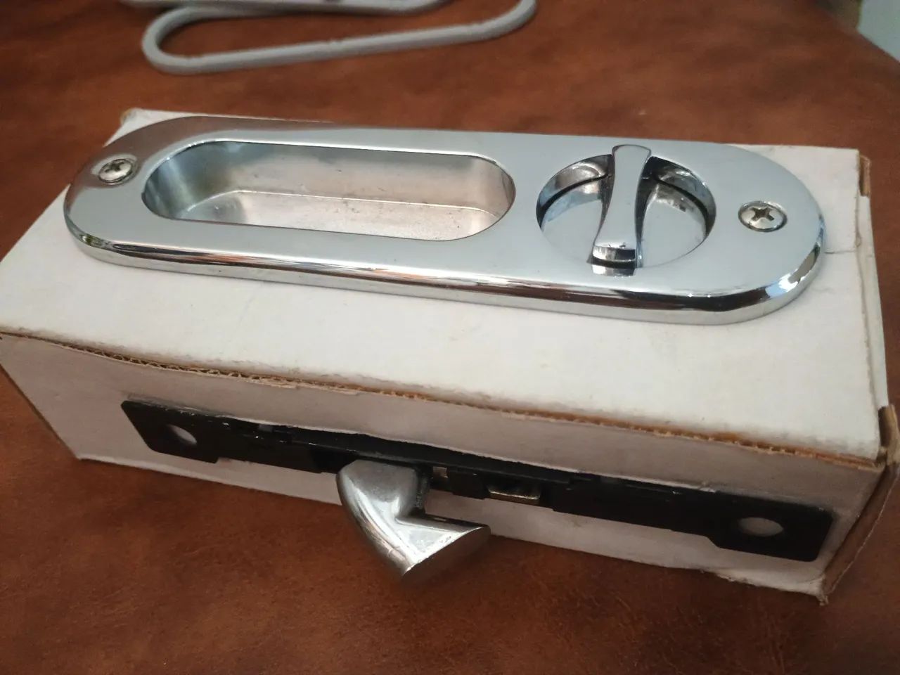 Fechadura Haga Concha com chave (bico de papagaio) - Foto 4