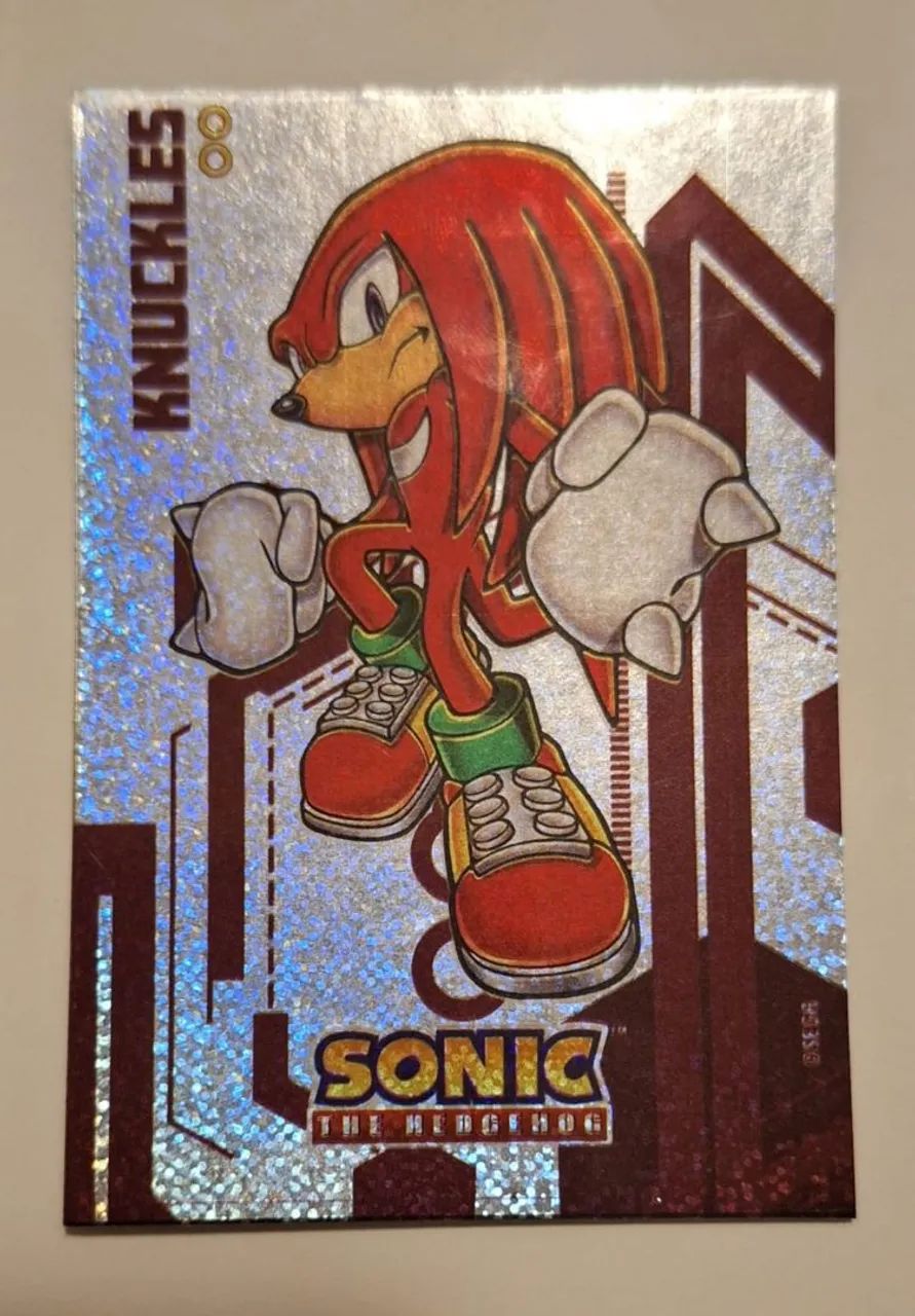 Cartão Sonic The Hedgehog Knuckles