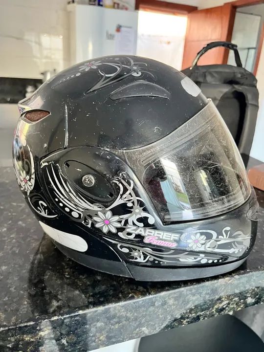 Capacete Moto Feminino Adulto - Foto 3