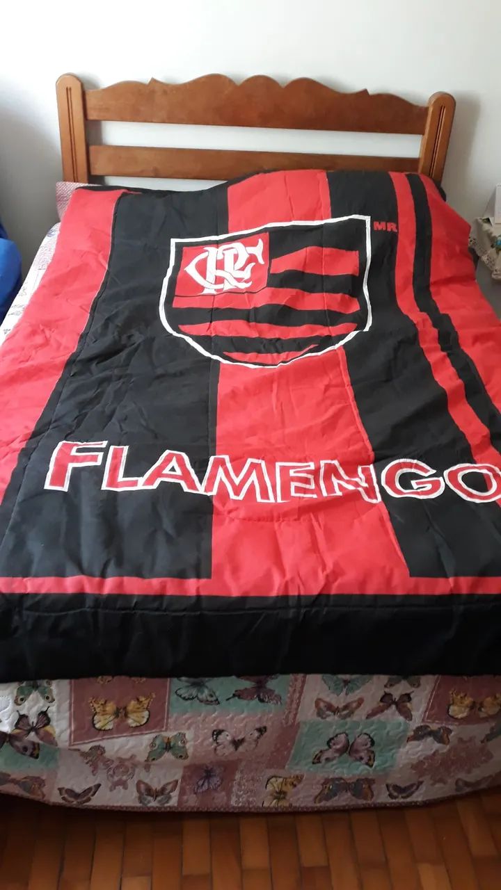 Cobertor do Flamengo, lençol do Flamengo e fronha do Flamengo NOVO,  NUNCA USADOS. - Foto 4