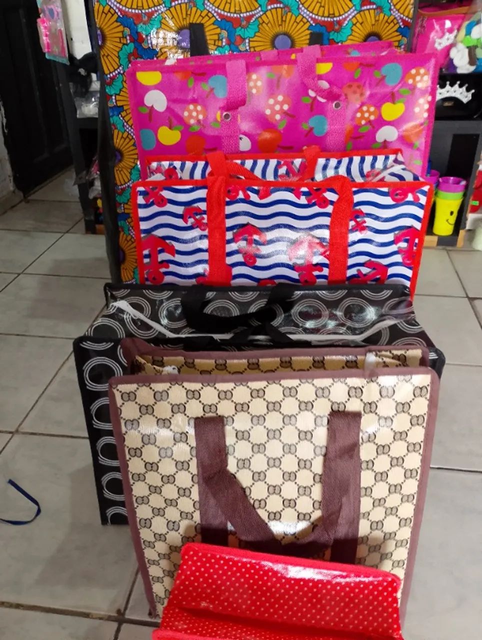 Sacolão de viagem 