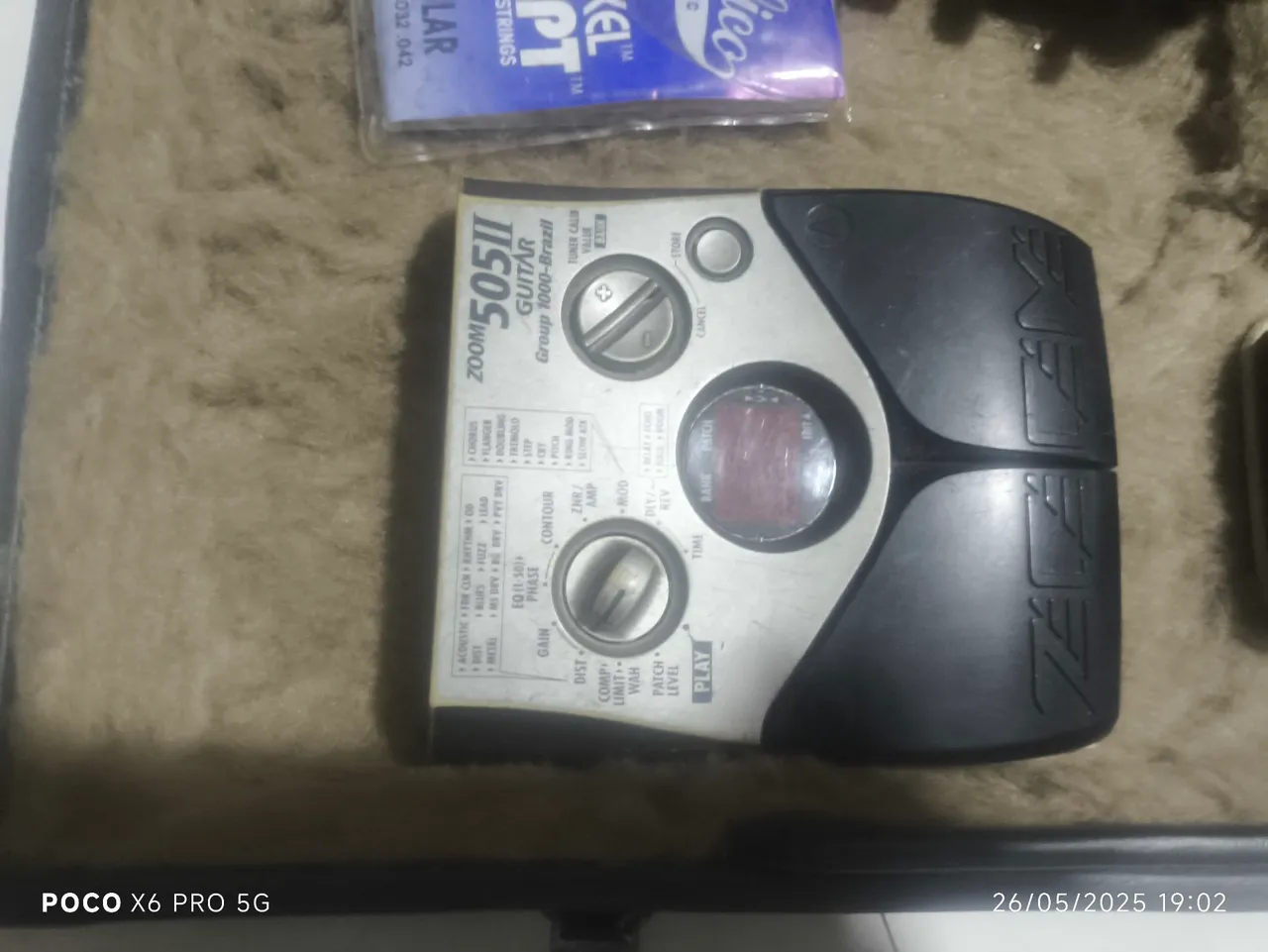 Pedaleira Zoom 505II Guitar