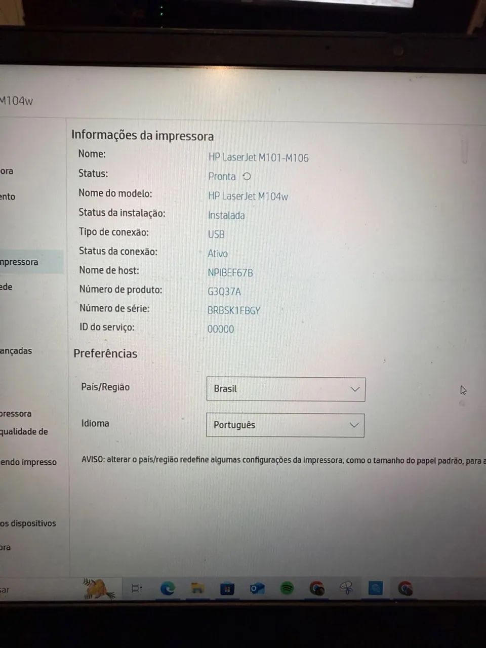 Impressora Laserjet Pro M104w - Foto 2