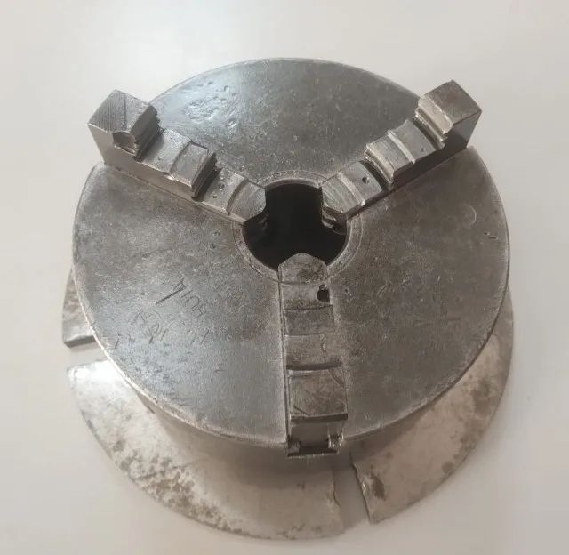 Placa 3 castanhas, diam. 160 mm, para torno