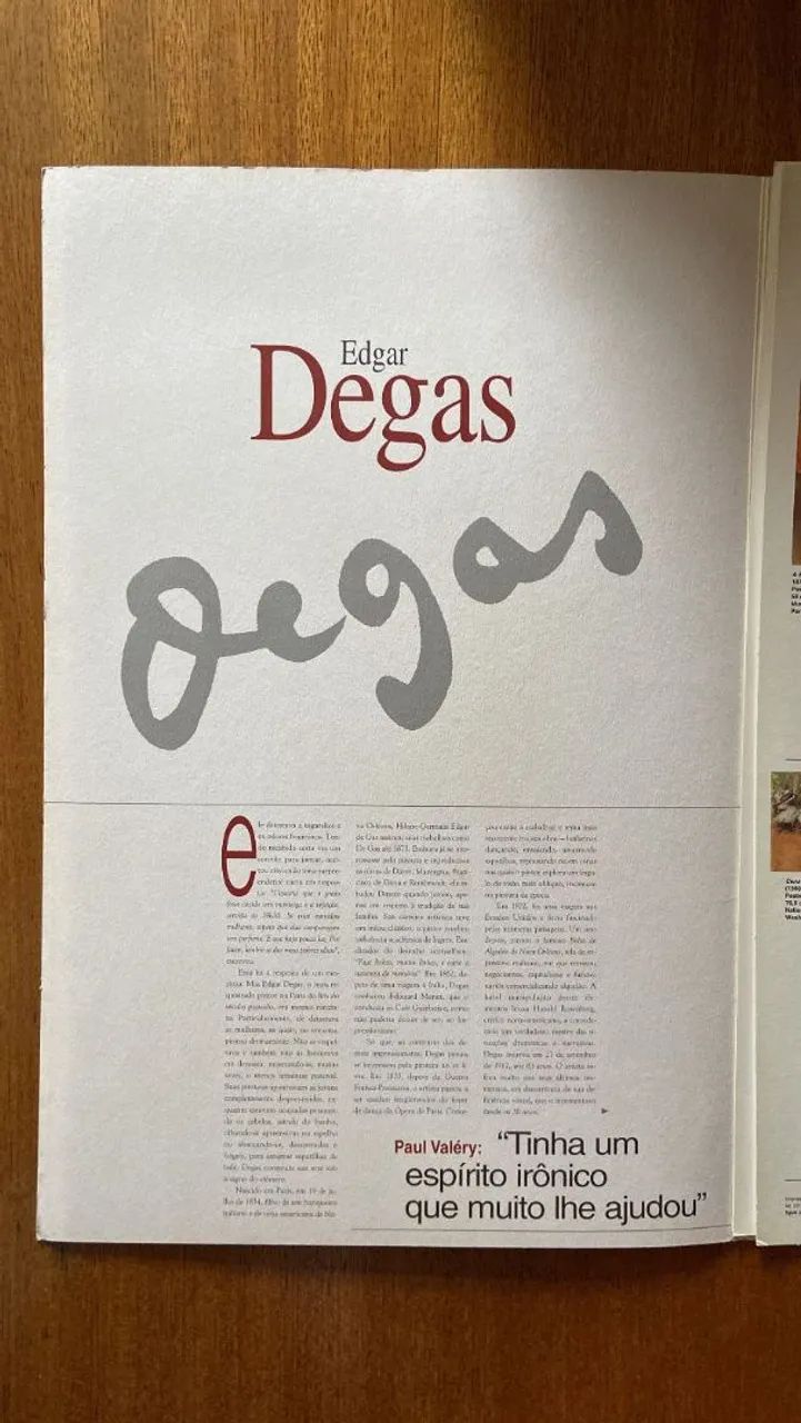 Edgar Degas - Livros e revistas - Centro Alto, Ribeirão Pires