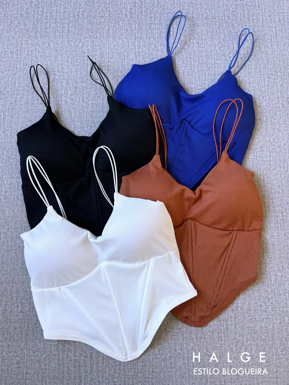 Cropped corset com bojo